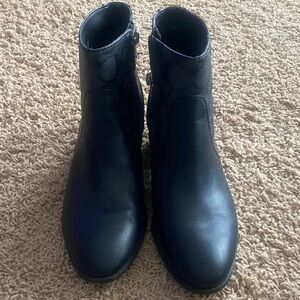 Coach Elegant Black signature booties